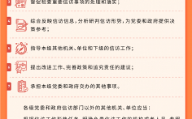 一圖讀懂應(yīng)知應(yīng)會(huì)黨紀(jì)法規(guī)  《信訪(fǎng)工作條例》